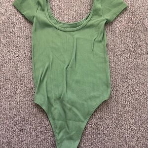 American Eagle Green Bodysuit